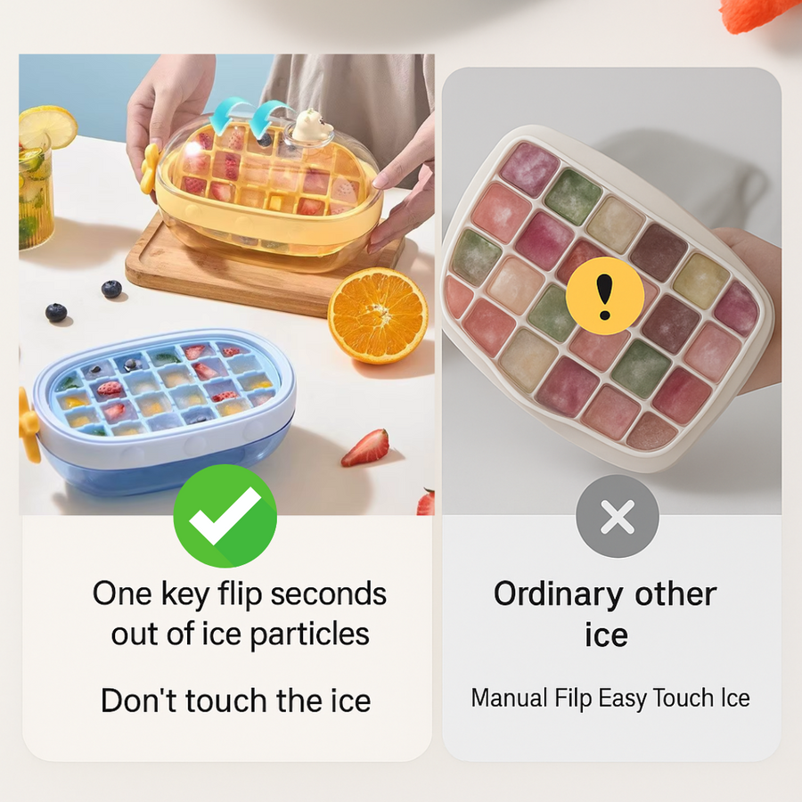 Cute Cartoon Rotating Knob Ice Cube Tray - Image 6