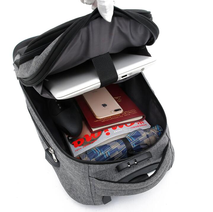 Wheeled Multi-Purpose Mobile Rolling Travel Backpack - Image 1