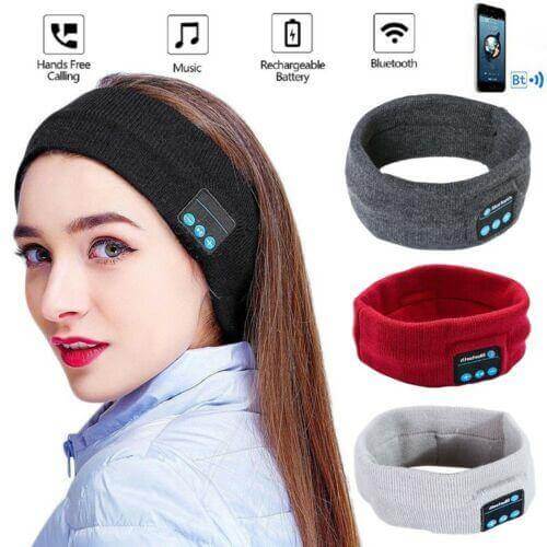Bluetooth Knitted Music Headband - Image 1