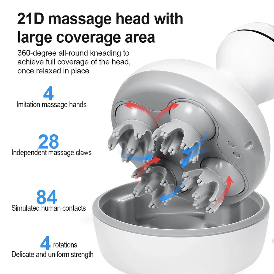 Wireless Relax Head Scalp Massager - Image 1