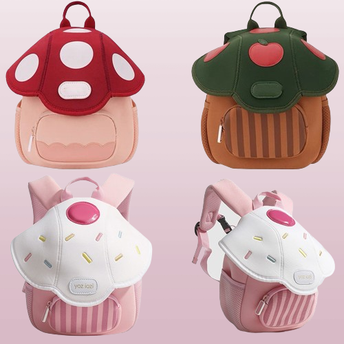 Yummy Mushroom Theme Kids Bag - Image 0