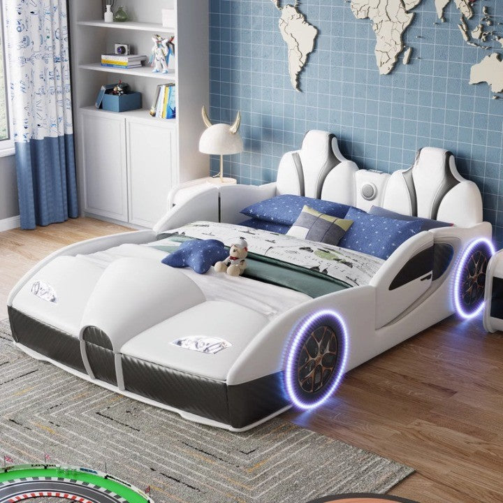 Rocket Ride Racing Style Futuristic Car Kids Bed - Image 3