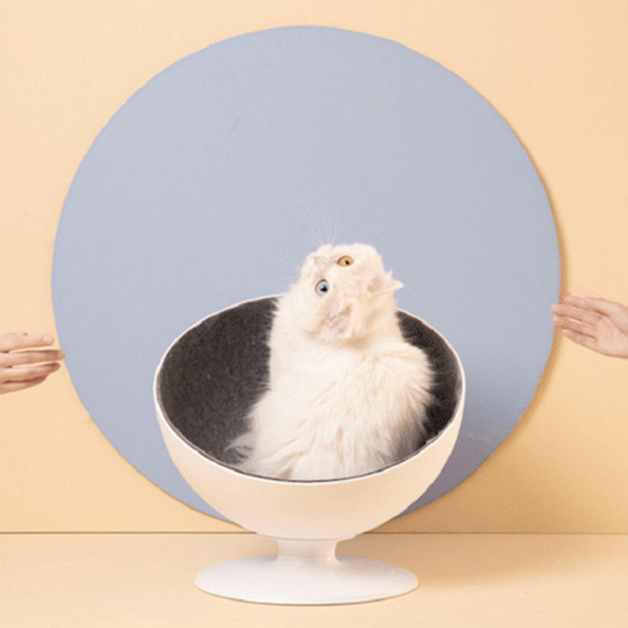 Elegant Rotating Interactive Cat Hammock Bed - Image 3