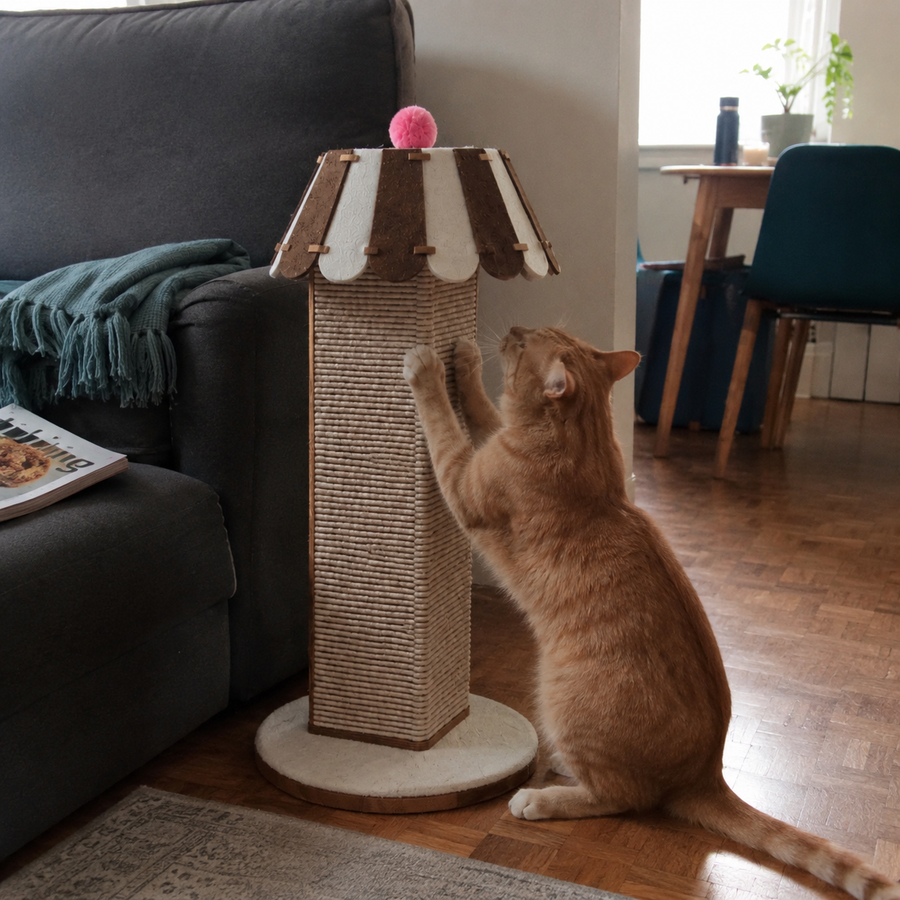 Corner Claw Space-Saving Sisal Cat Scratching Post