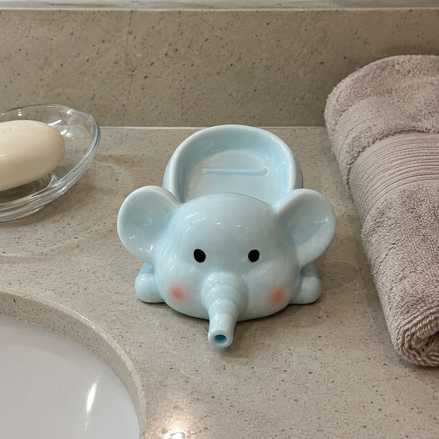 Tusk & Suds Elephant Soap Drain Holder