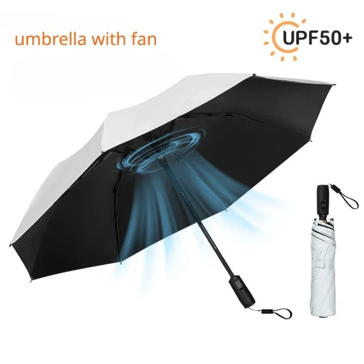 USB Fan UV Protective Sun Guard Umbrella - Image 8