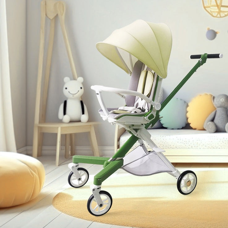 360 Rotating Folding Easy Travel Folding Baby Stroller - Image 0