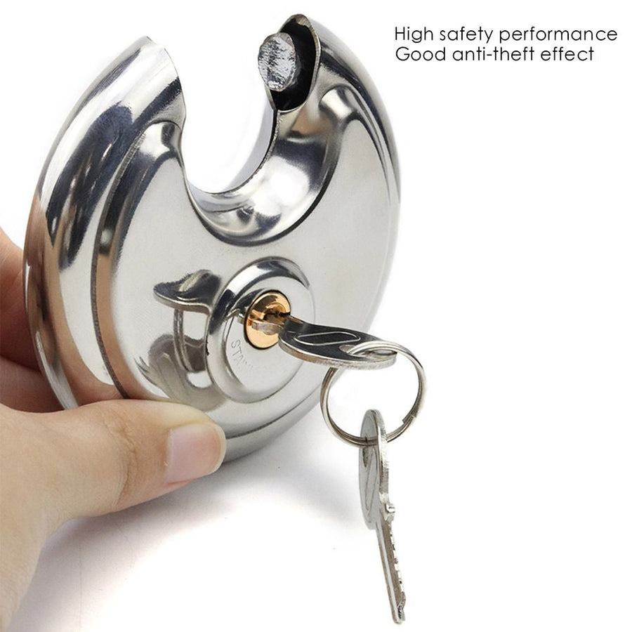 Heavy Duty Round Stainless Steel Padlock - Image 3