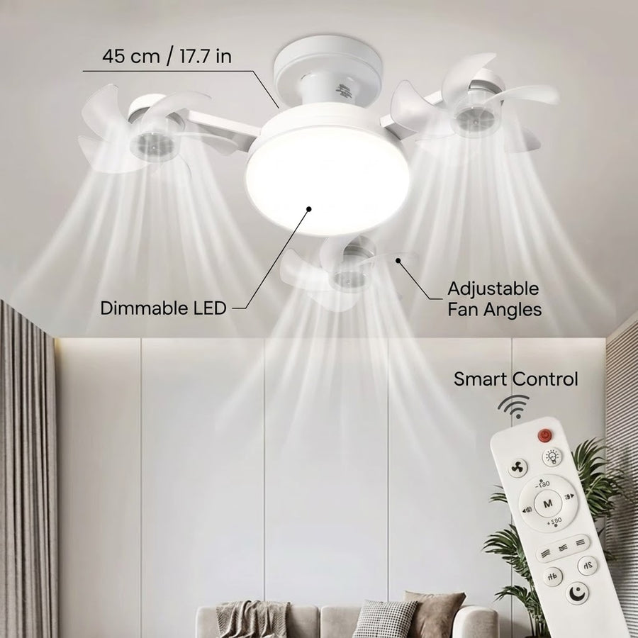 Refreshing Air Ceiling Fan Light