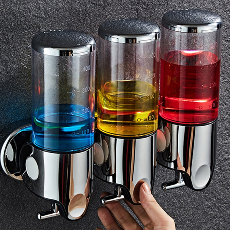 Wall Mounted Bathroom Shampoo Soap Dispenser - Image 1