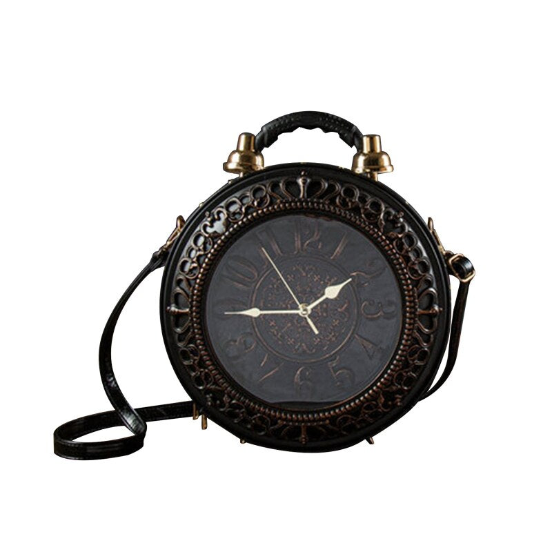 Vintage Time Creative Clock Crossbody Bag - Image 6