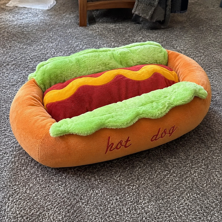 Foot Long Hotdog Pet Nap Bed