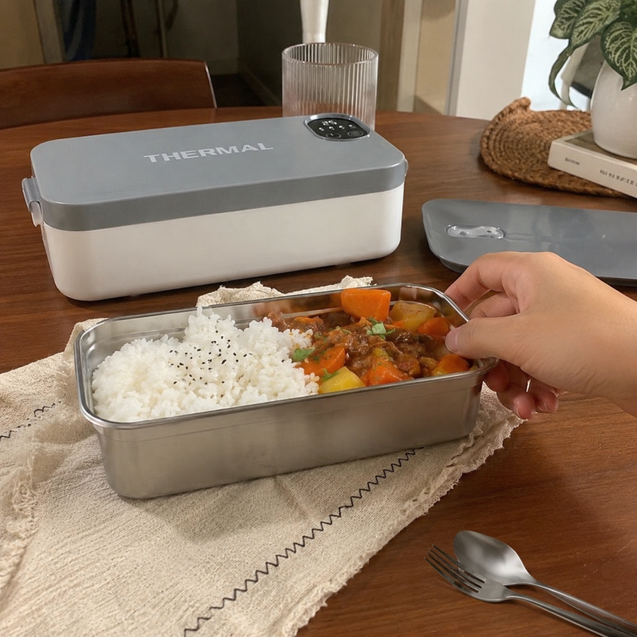 Fresh Steamy Desk Portable Lunch Box