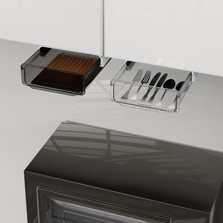 Office Friendly Self-Adhesive Hidden Transparent Drawer - Image 2