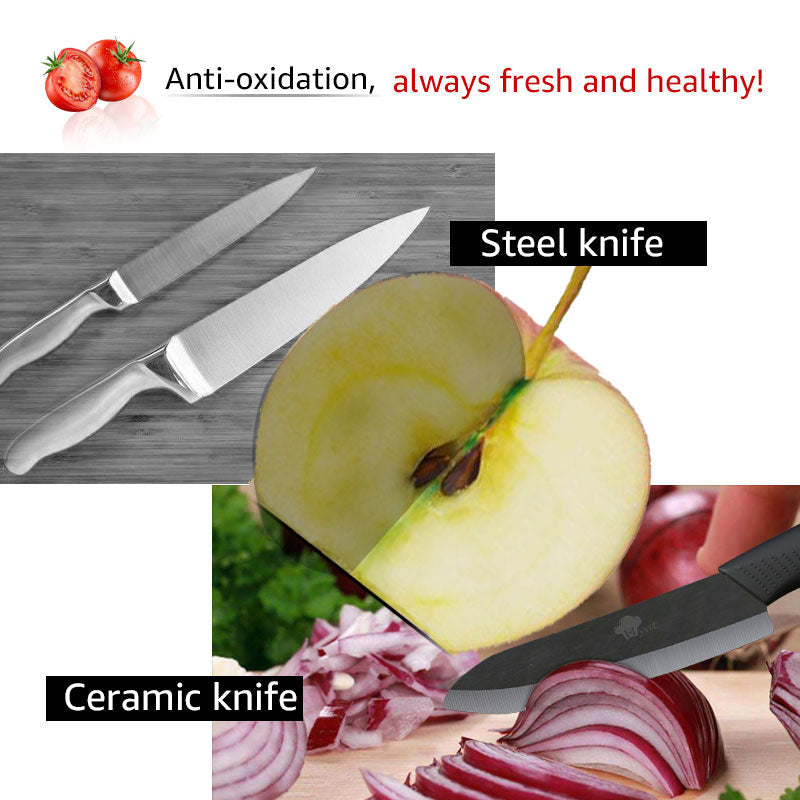 Ceramic Kitchen Chef Mastery Knife Set - Image 2