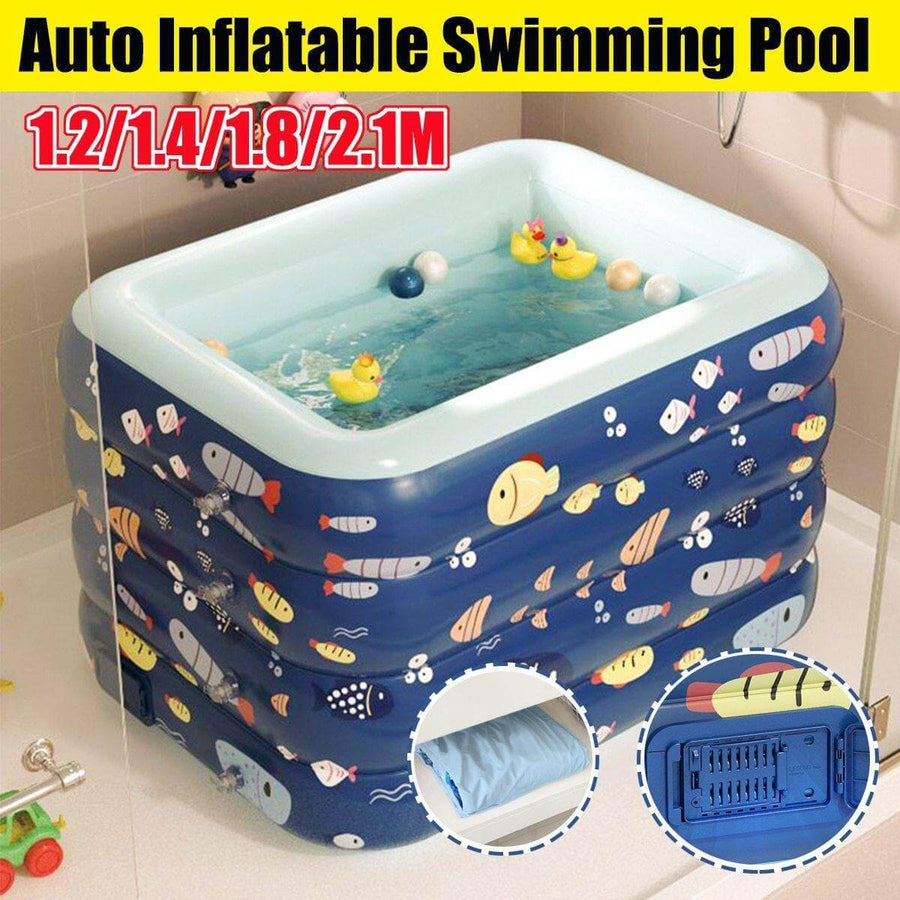 Automatic Inflatable Kids Fun Pool - Image 1
