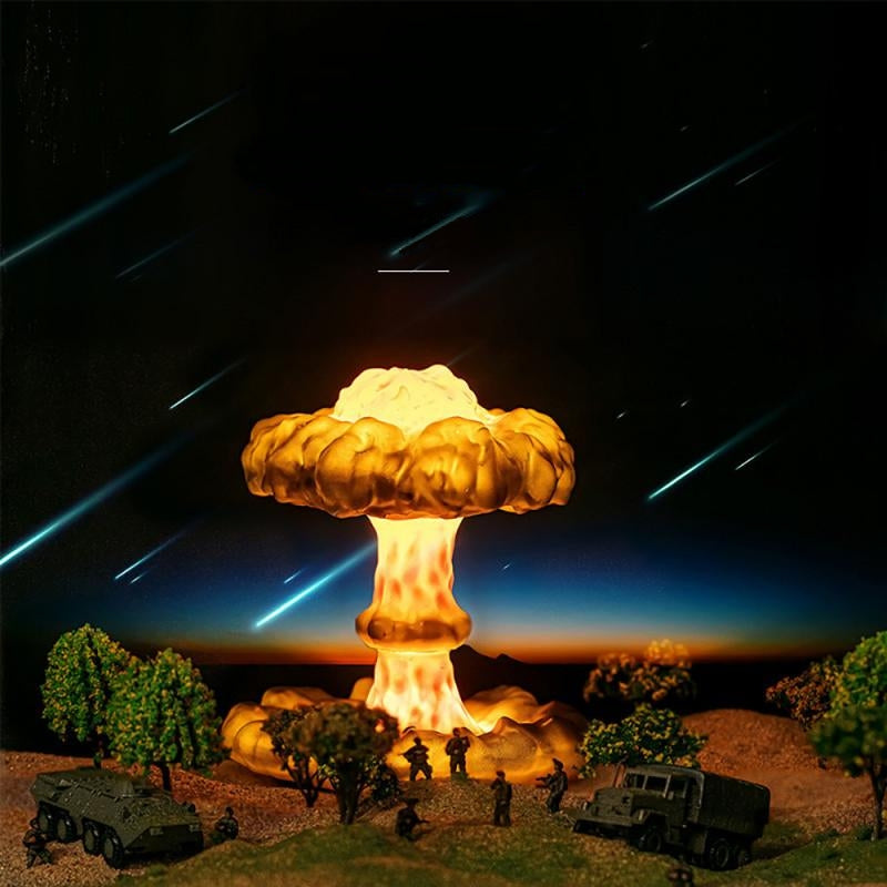 Creative 3D Mushroom Cloud Night Lamp - Image 0