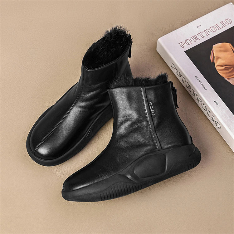 Snowbound Leather Snow Boots - Image 6