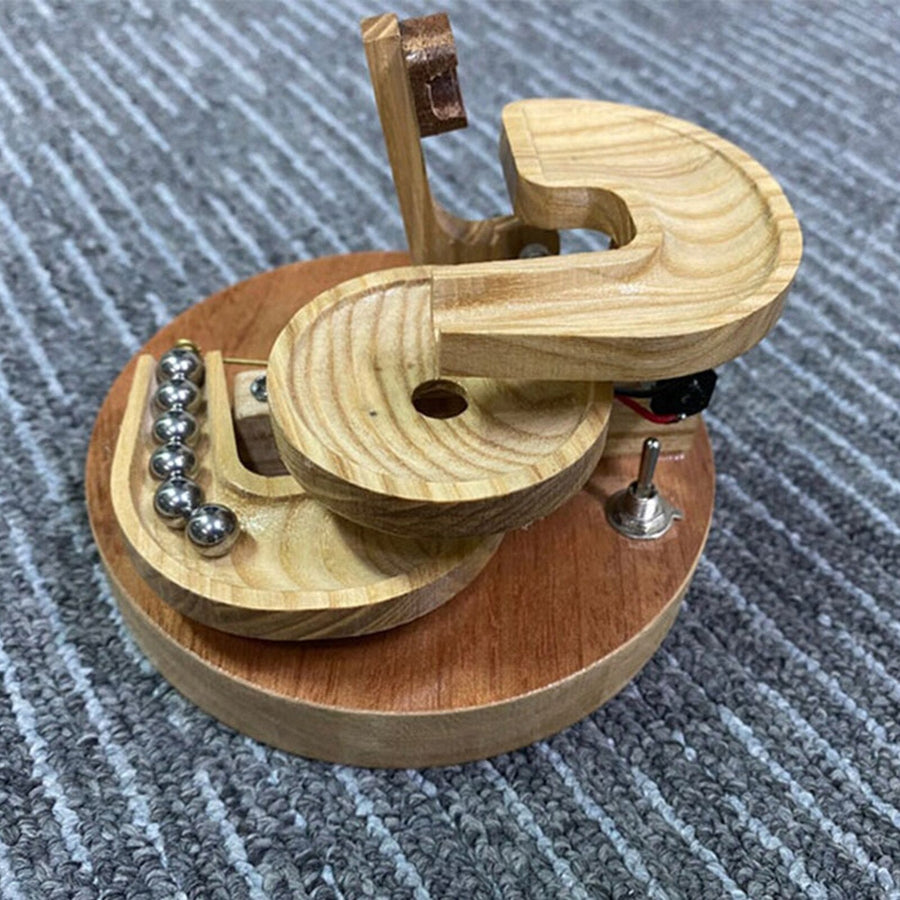 Eternal Motion Wooden Marble Machine - Image 2