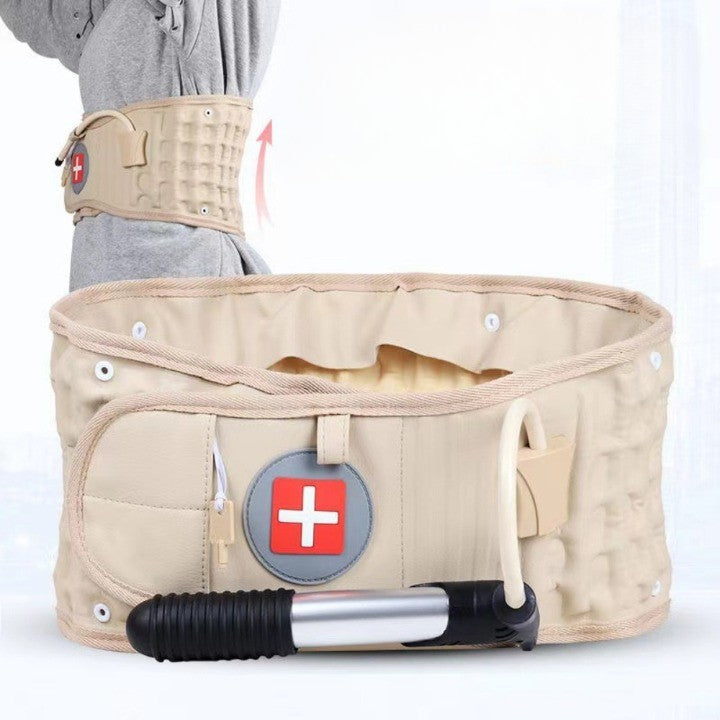 Back Pain Relief Inflatable Brace Support Belt Massager - Image 0