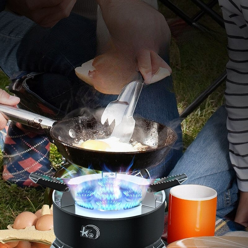 Ultra Light Camper Foldable Windproof Gas Stove - Image 1