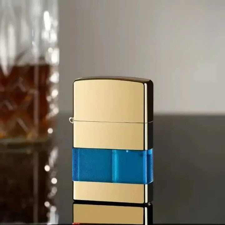 Old School Spark Durable Metal Gas Lighter - Image 5