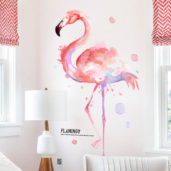 Flamingo Wall Stickers for Kids Room Home - Image 0
