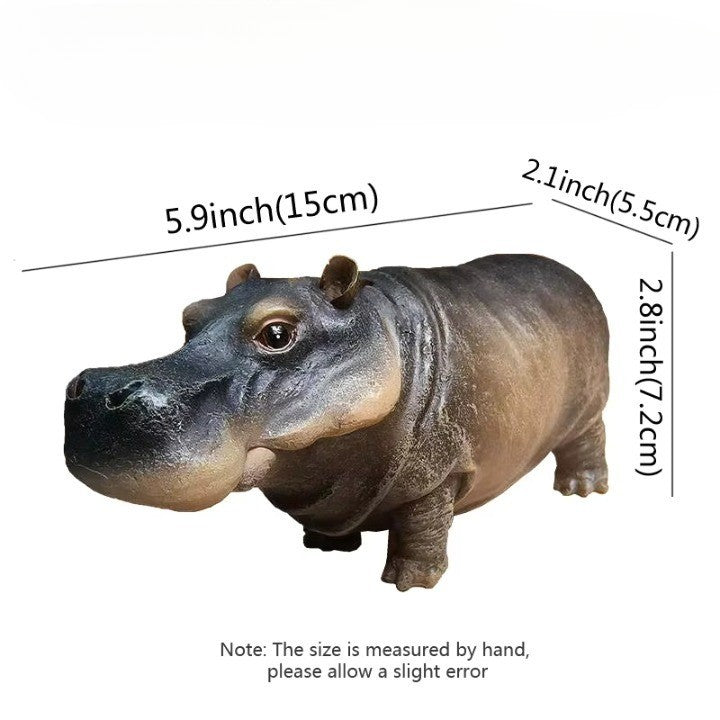 Mini Hippo Decorative Fish Tank Air Bubbler - Image 5