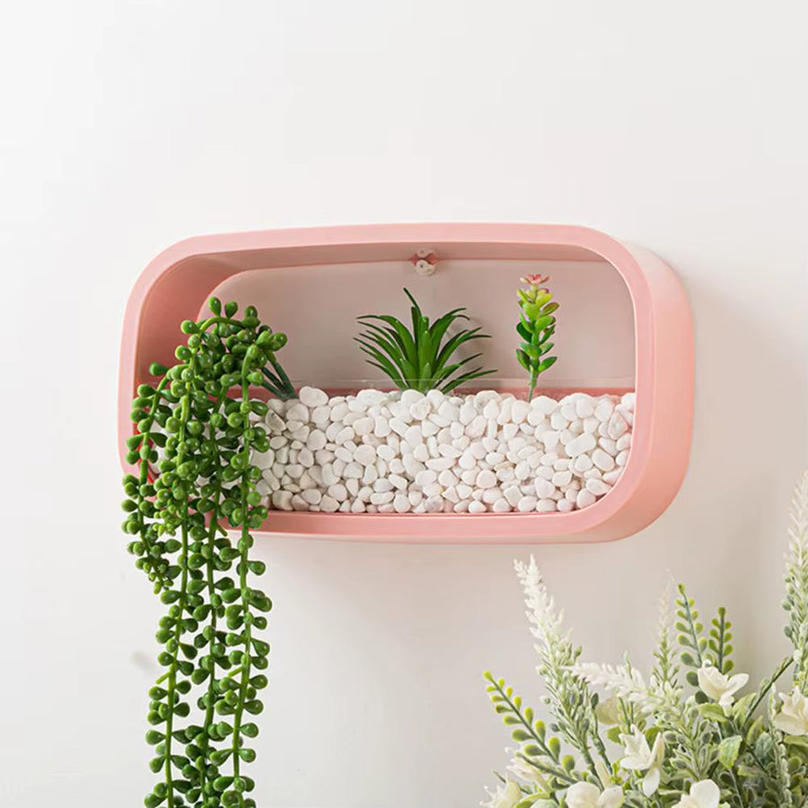 Geometric Diamond Wall Vase Shelf - Image 3