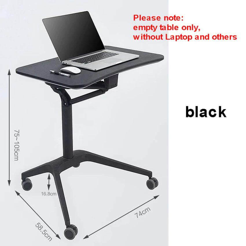 Modern Japanese Movable Adjustable Sit/Stand Desk - Image 4