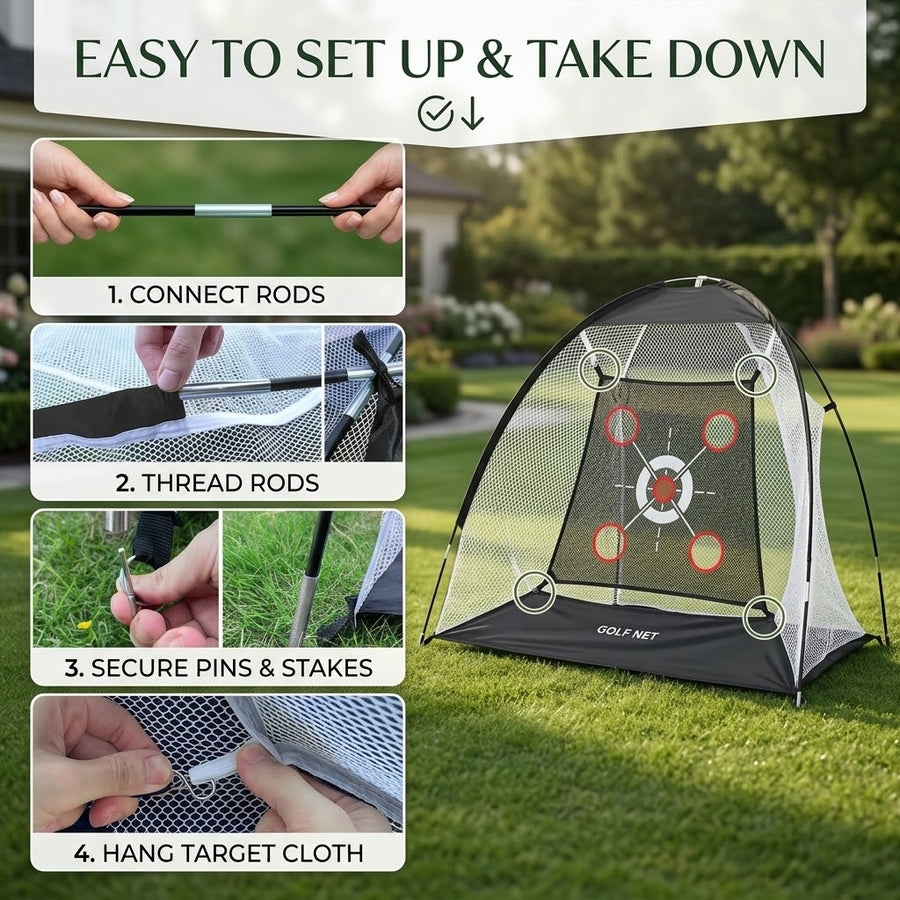 Short Game Golf Training Net Set