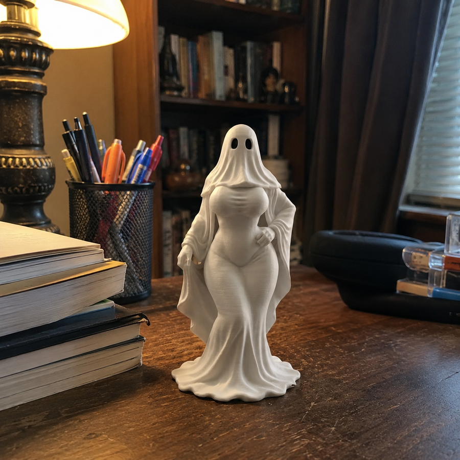 Boo Belle Gothic Ghost Girl Figurine Ornament