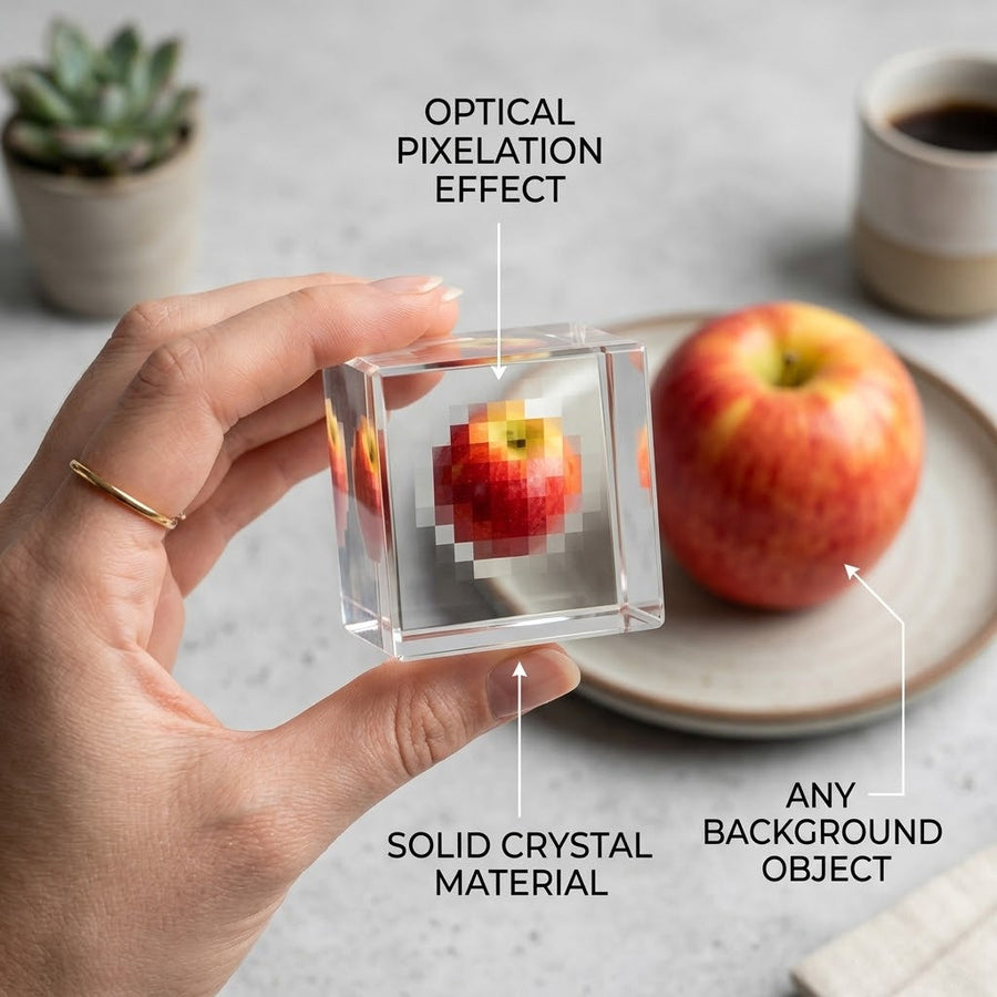 Pixel Lens Crystal Photo Filter Decor - Image 1