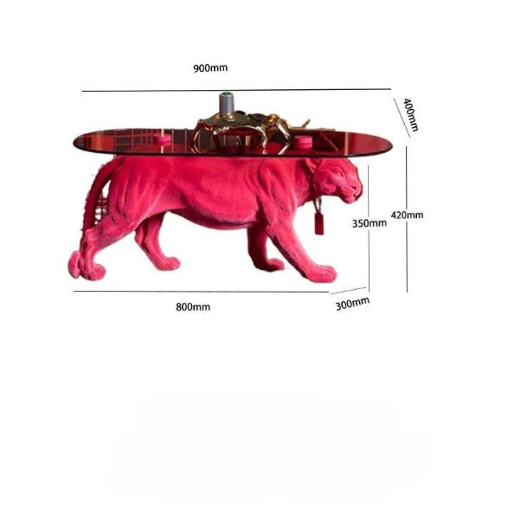 Sneaky Jungle Leopard Coffee Table - Image 7