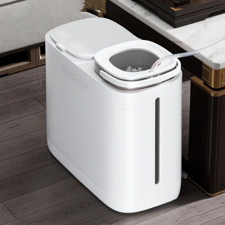 Dual Compartment Dry Wet Section Efficient Modern Home Trash Can - Image 1