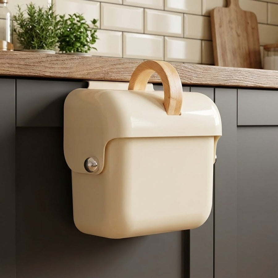 Flip Click Wall-Mounted Kitchen Trash Bin - Image 0