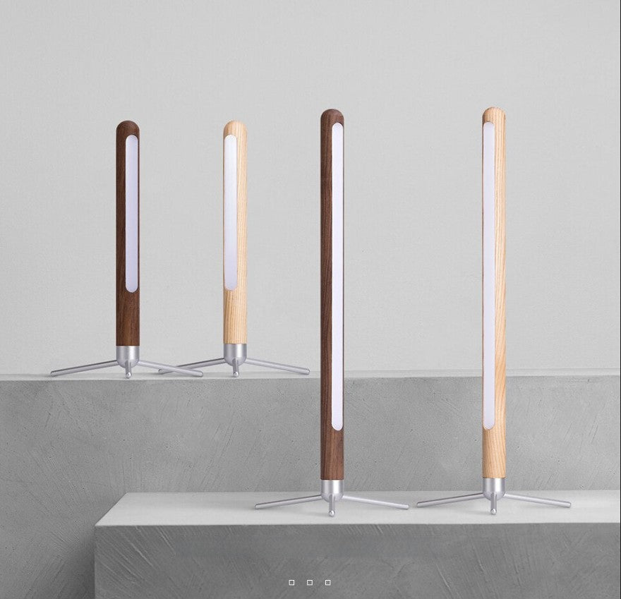 Nordic Sky Minimalist Wooden Desk Lamp - Image 1
