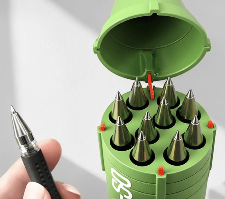 Rocket Missile Shaped Pen Holder - Image 3