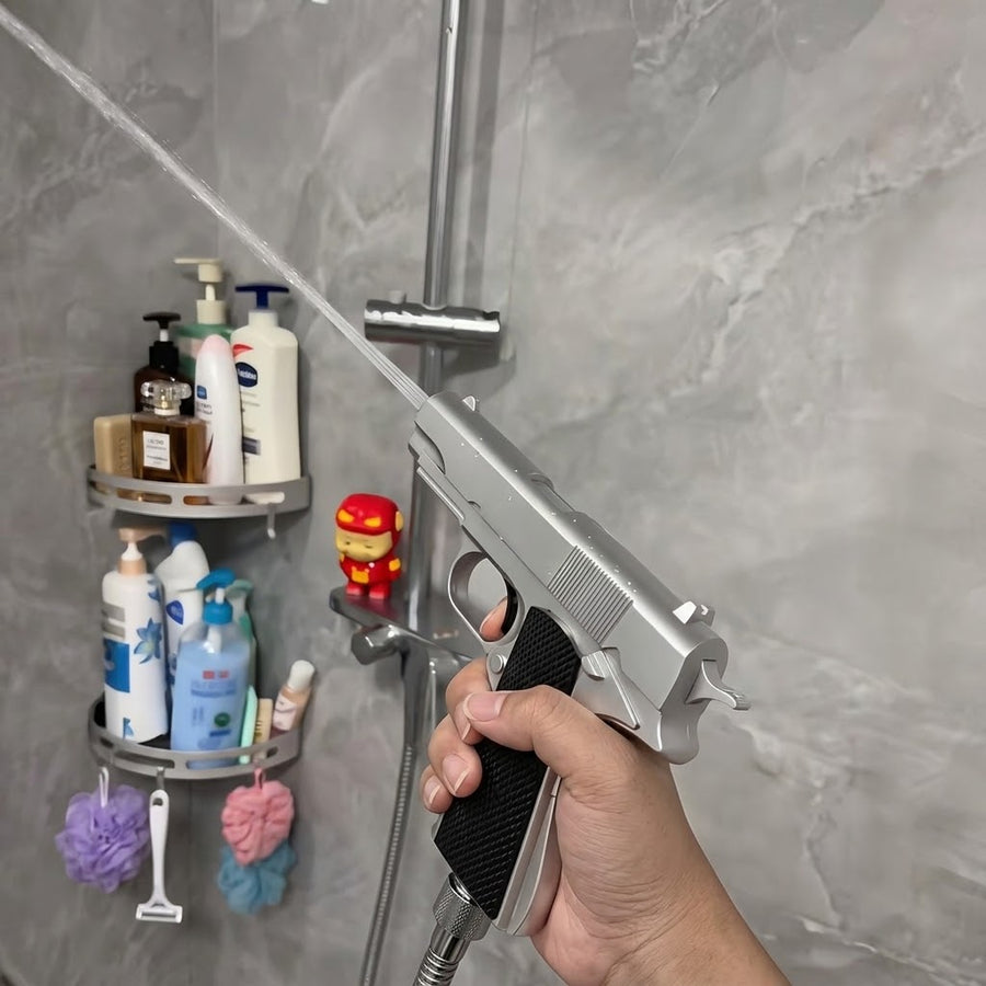 Water Cannon Gun-Shape Handheld Shower Head