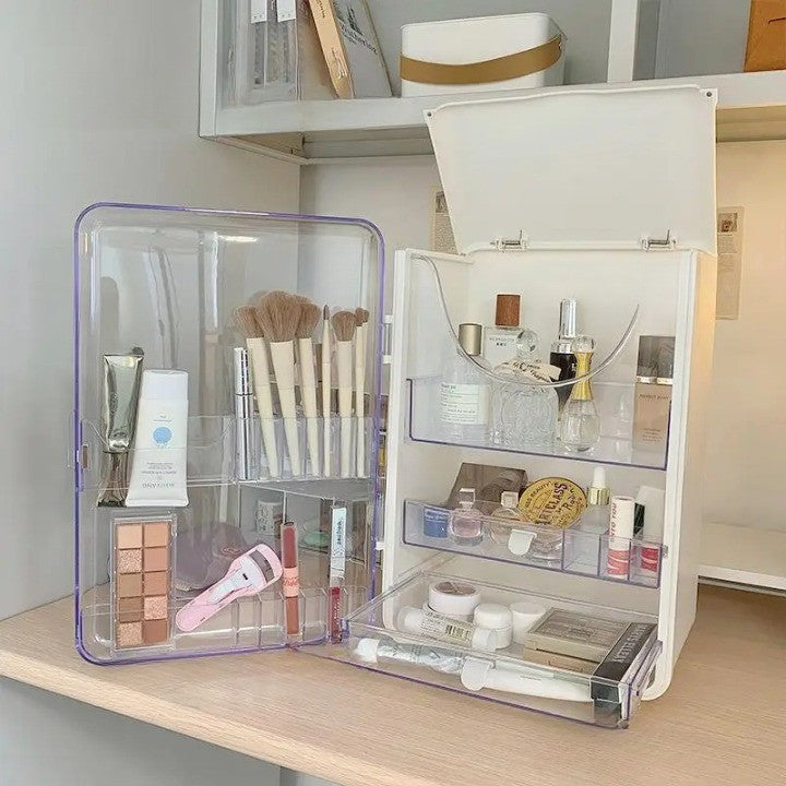 Beauty Makeup Organizer Magnetic Storage Box - Image 1