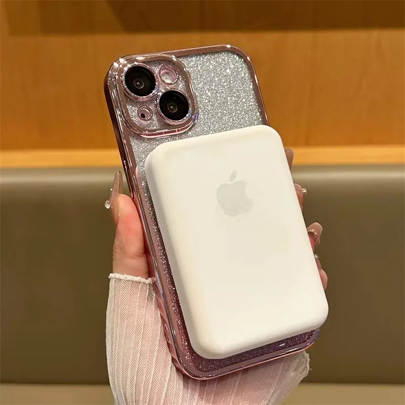 Glitter Magnetic Ring Stand Phone Case - Image 3