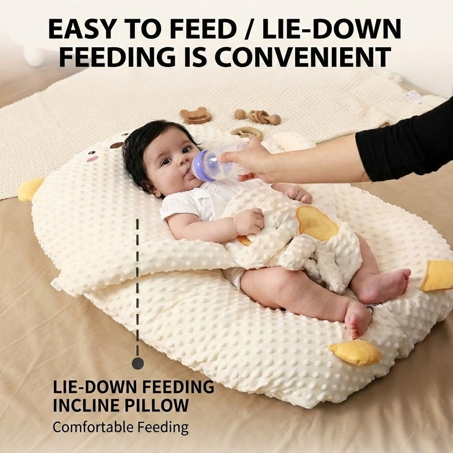 Dual Arm Cuddle Support Baby Anti Roll Pillow - Image 2