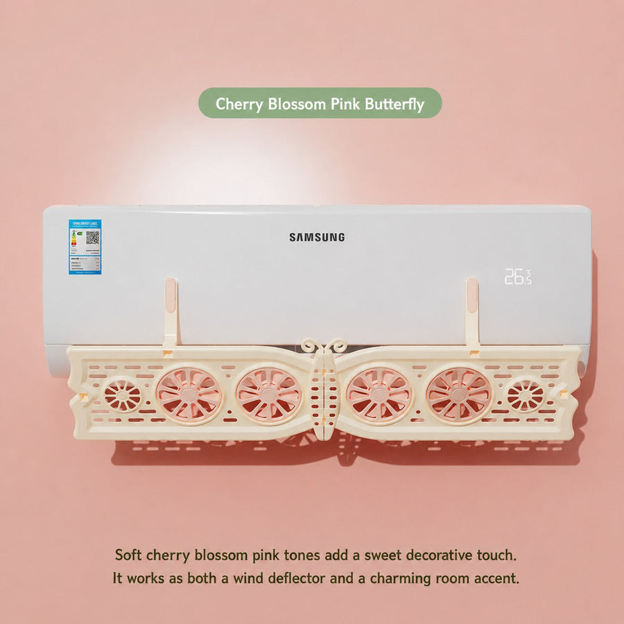 Butterfly Adjustable Air Conditioner Wind Deflector Shield - Image 9