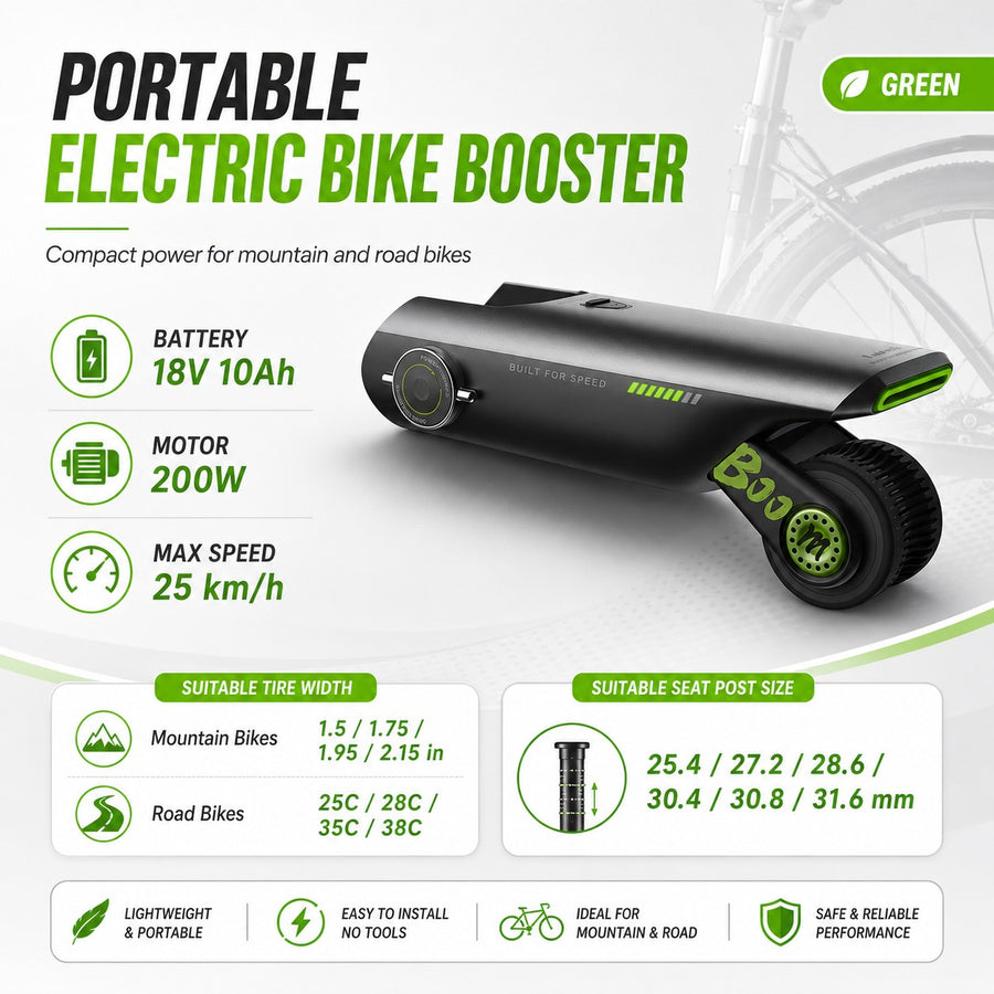 Turbo Tag Portable Electric Bike Booster Kit