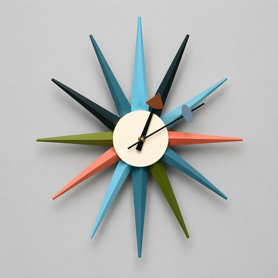Modern Design Starburst Shape Wall Clock