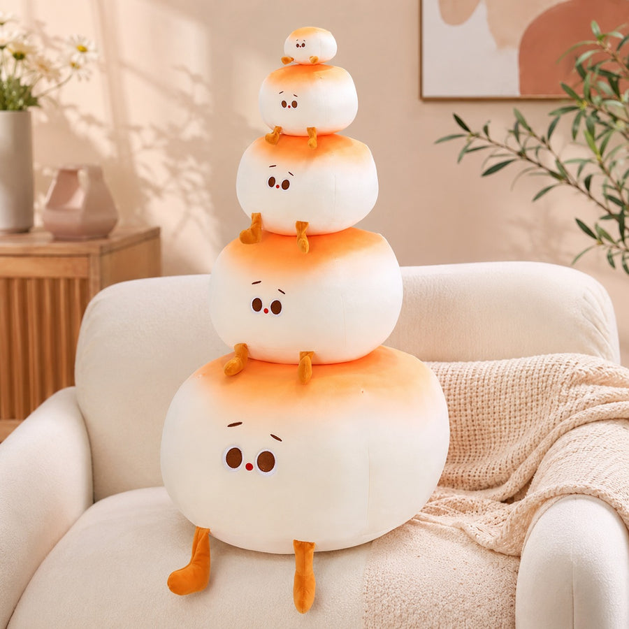 Steamy Bao Squishy Bun Plush Pillow