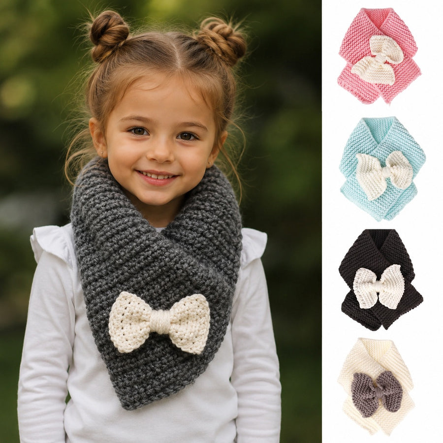 Cute Warm Crochet Scarf for Baby