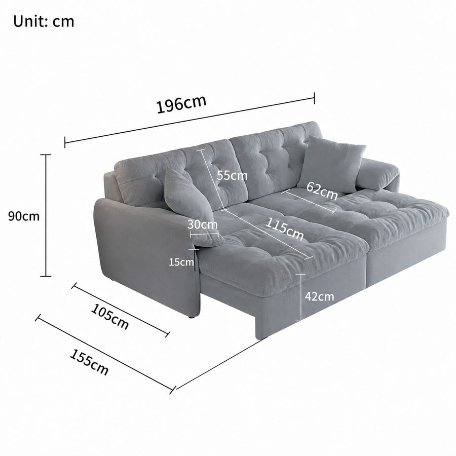 Night Shift Expandable Electric Sofa Bed
