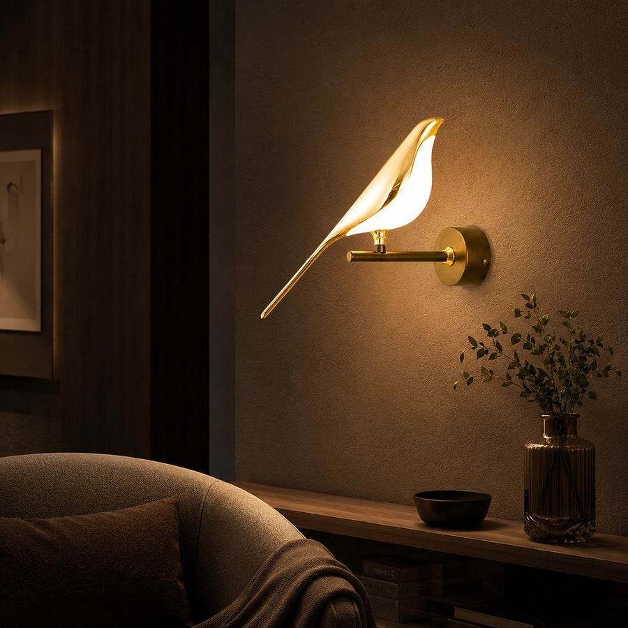 Modern Nordic Wall Bird Lamp