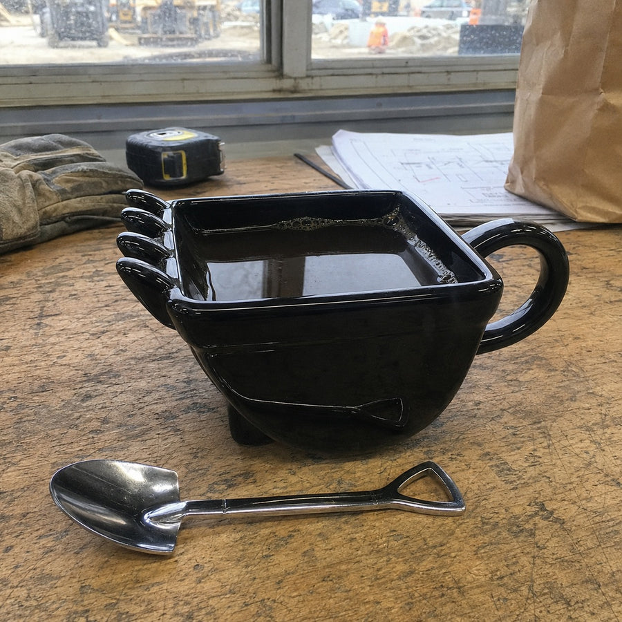 Mini Excavator Dessert Mug Set